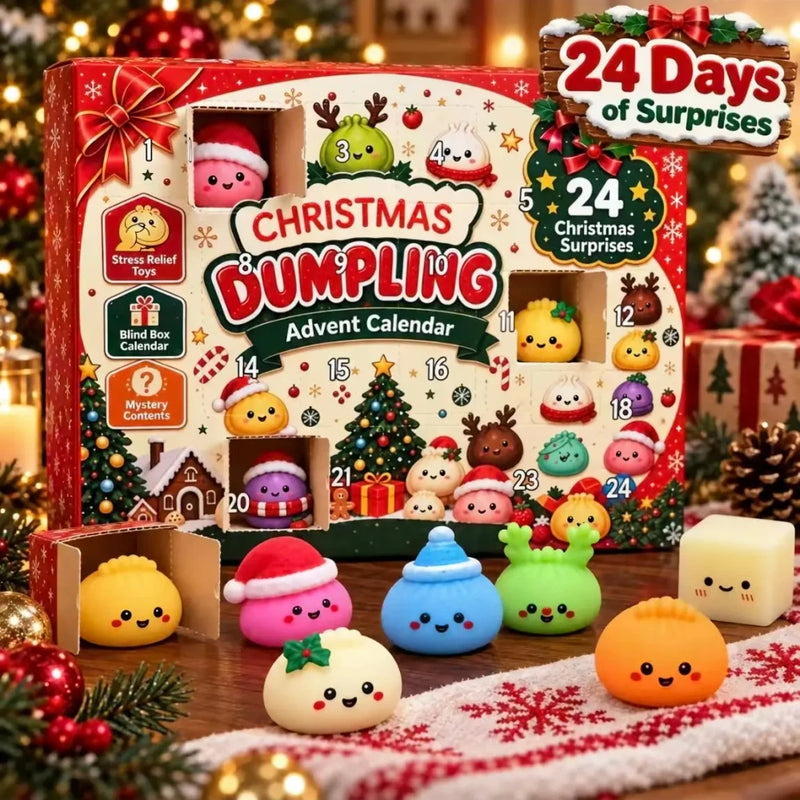 Christmas Dumpling Squishies Advent Calendar