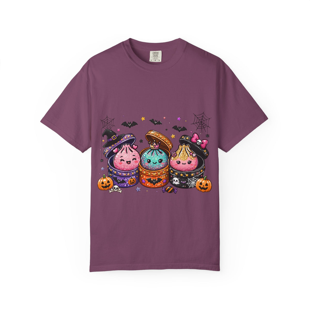 Halloween Dumpling T-Shirt — Cute Kawaii Trick-or-Treat Dumplings with Pumpkins