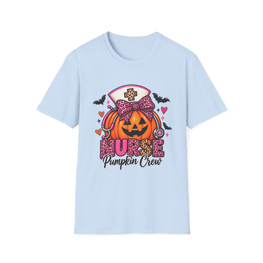 Nurse Pumpkin Crew Halloween T-Shirt
