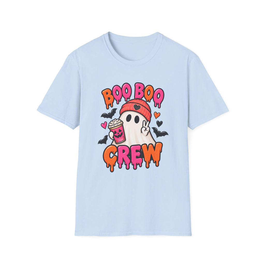 Boo Boo Crew T-Shirt — Cute Halloween Ghost Coffee Tee