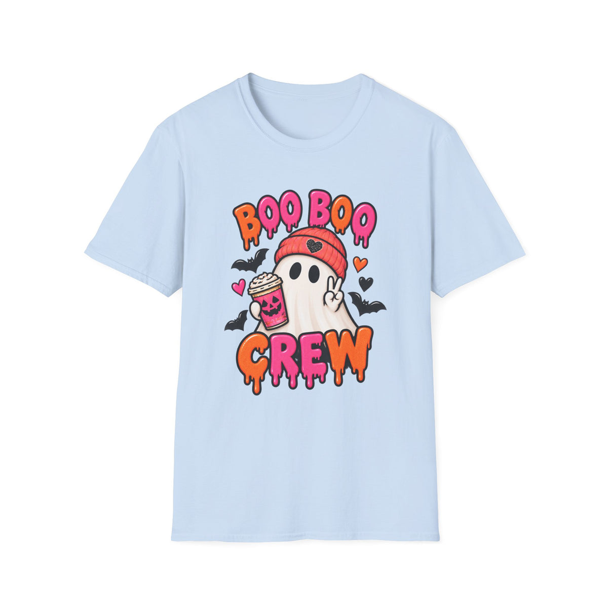 Boo Boo Crew T-Shirt — Cute Halloween Ghost Coffee Tee