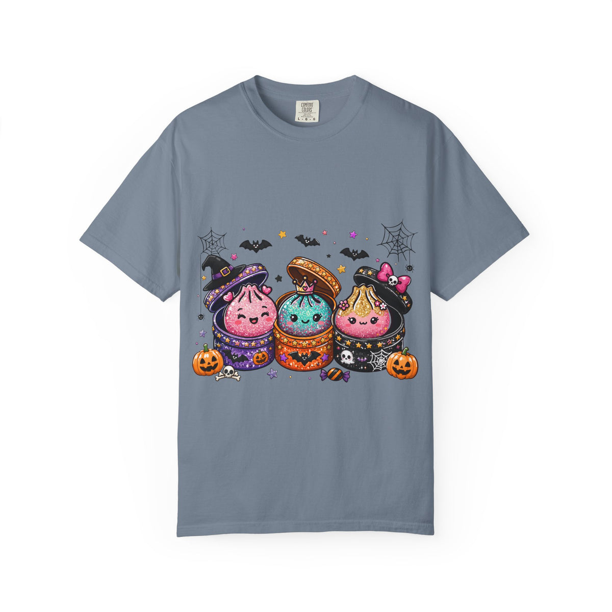 Halloween Dumpling T-Shirt — Cute Kawaii Trick-or-Treat Dumplings with Pumpkins