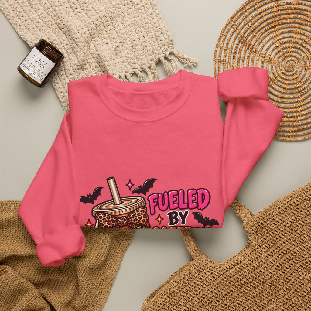 Halloween 'Fueled By Caffeine and Care' Sweatshirt