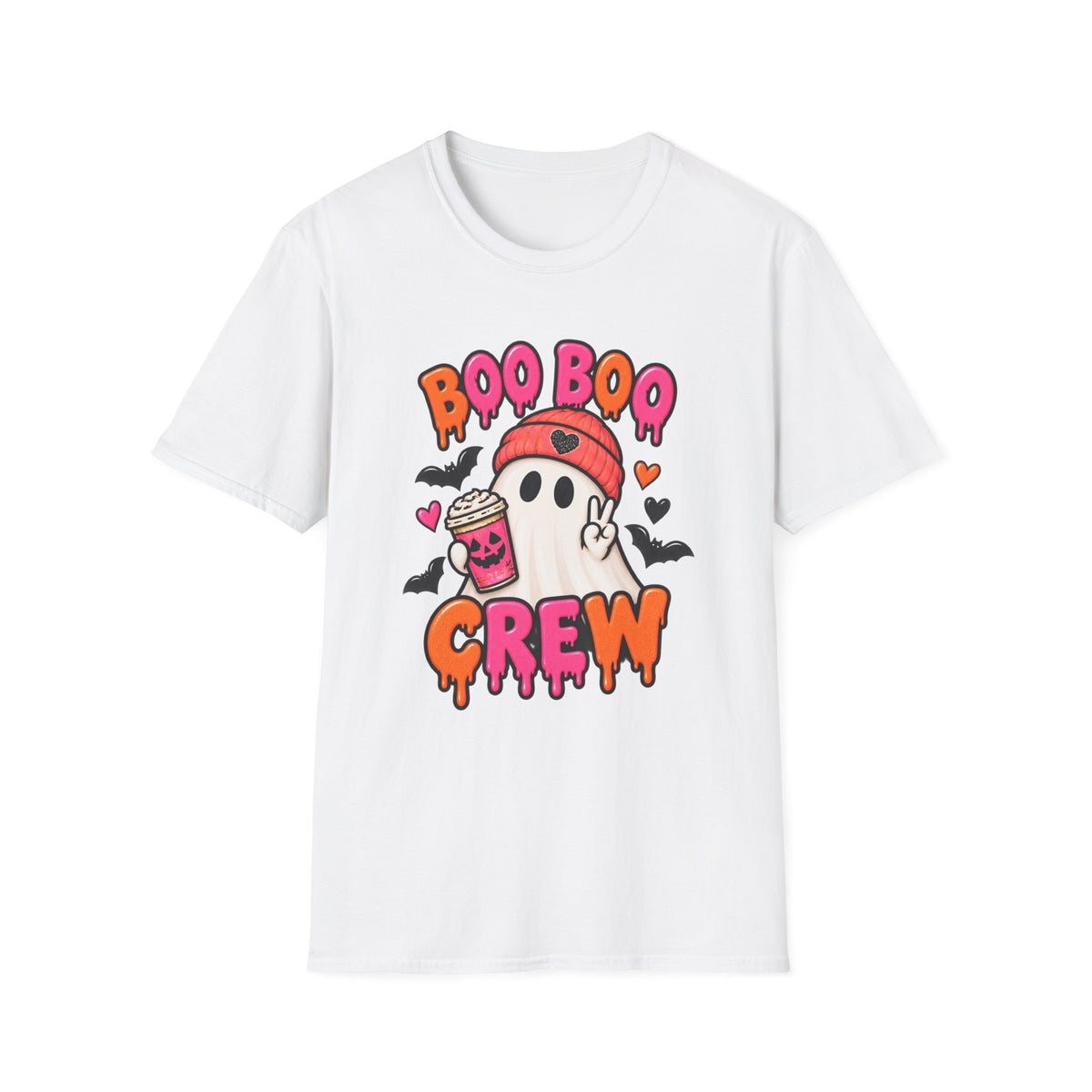 Boo Boo Crew T-Shirt — Cute Halloween Ghost Coffee Tee