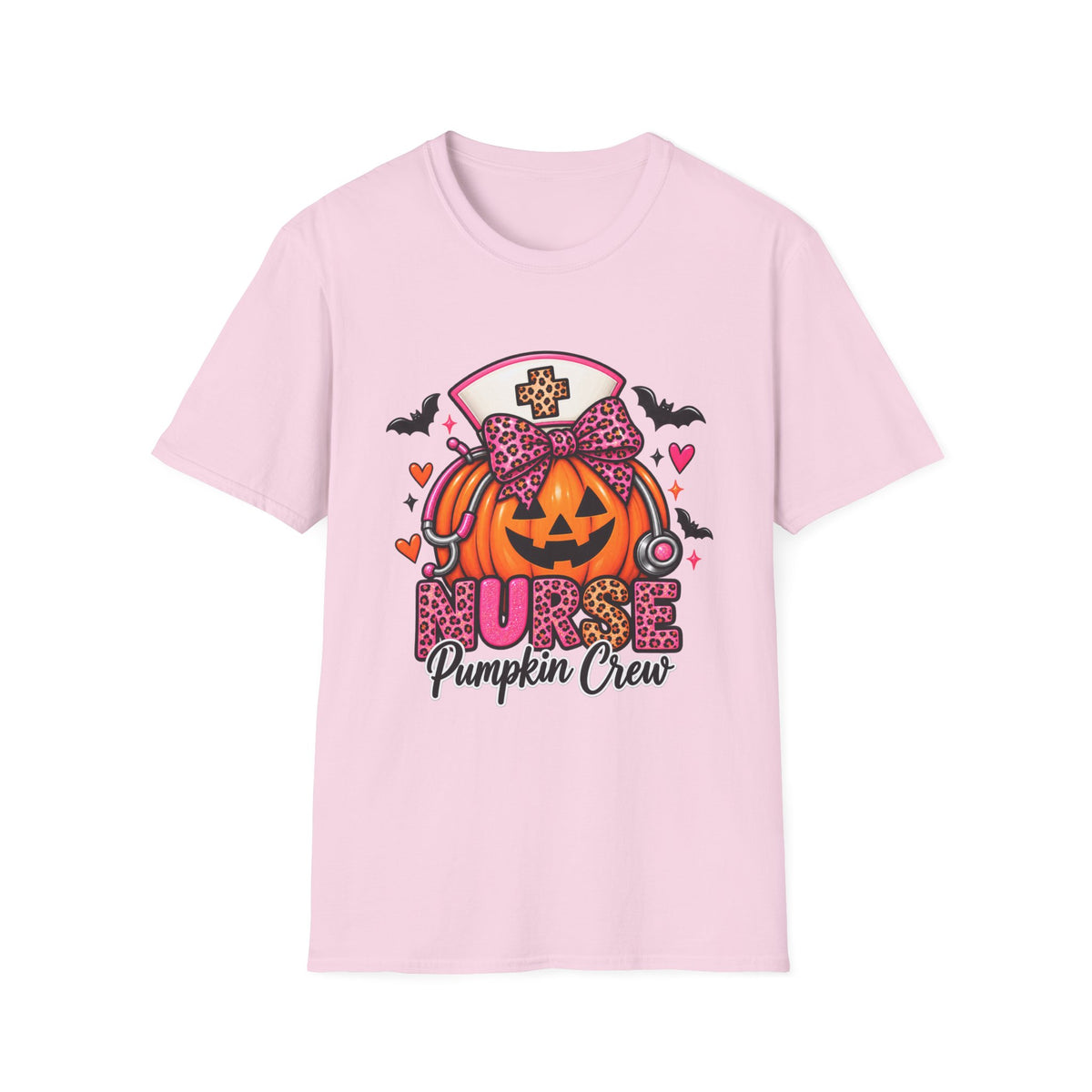 Nurse Pumpkin Crew Halloween T-Shirt