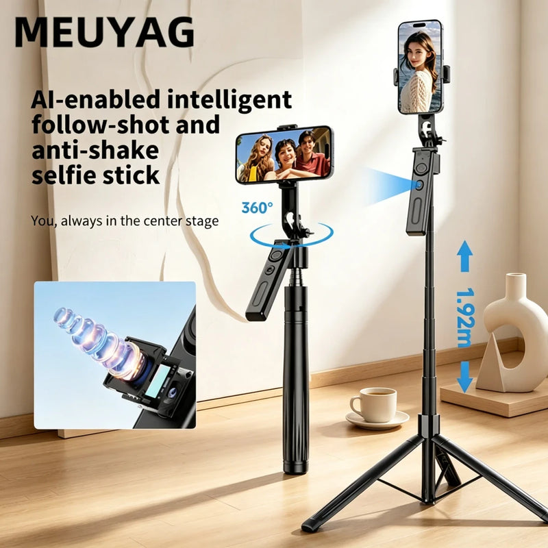AI Face Tracking Selfie Stick Tripod