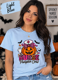Nurse Pumpkin Crew Halloween T-Shirt
