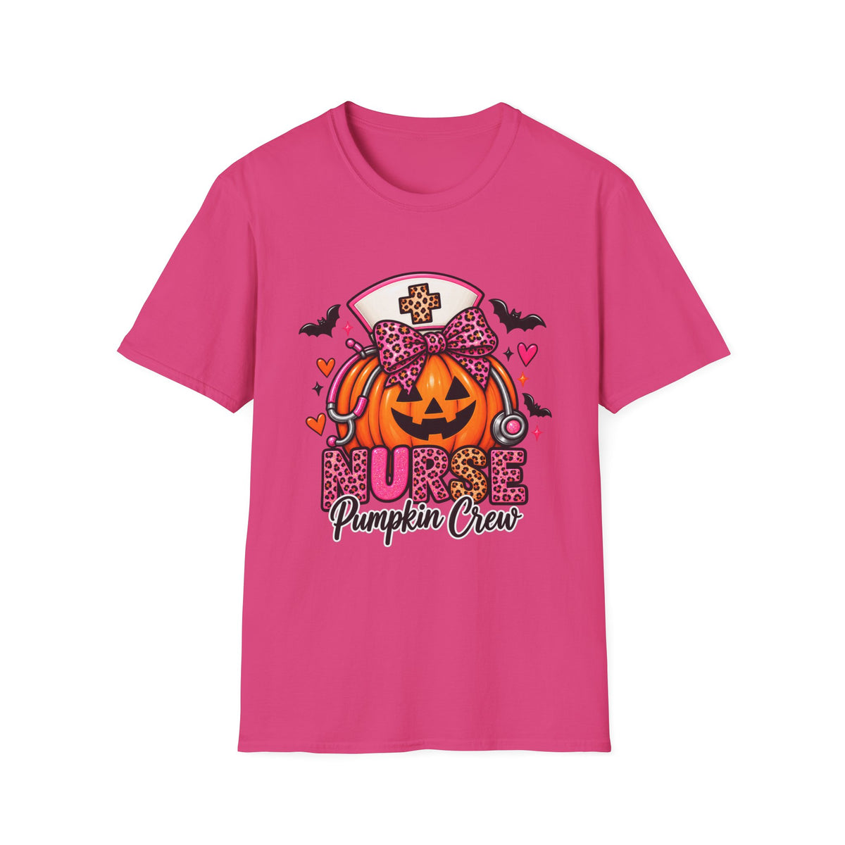 Nurse Pumpkin Crew Halloween T-Shirt