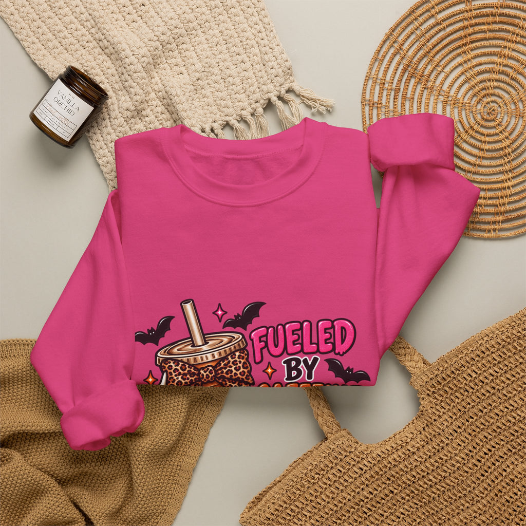 Halloween 'Fueled By Caffeine and Care' Sweatshirt