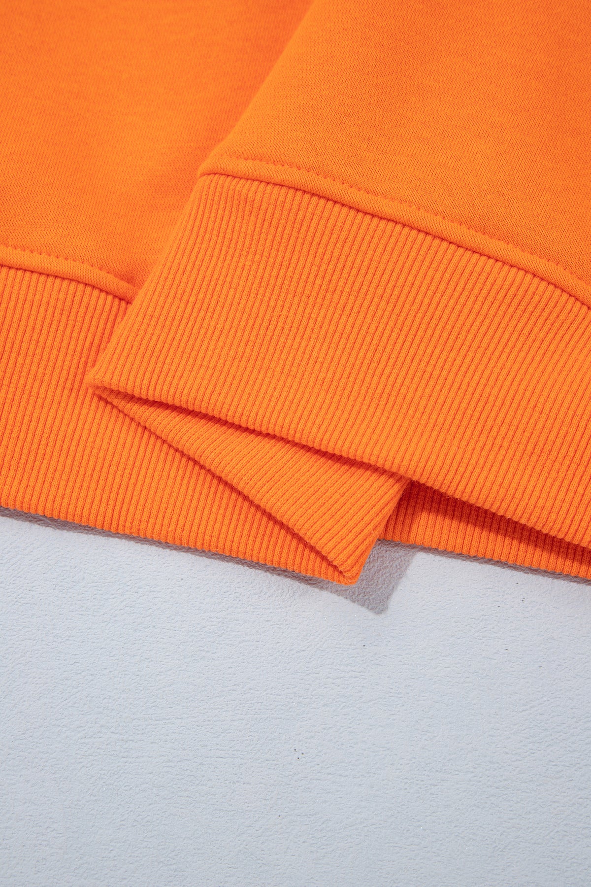 Carrot Gingham Plaid Oversized Pullover Sweatshirt