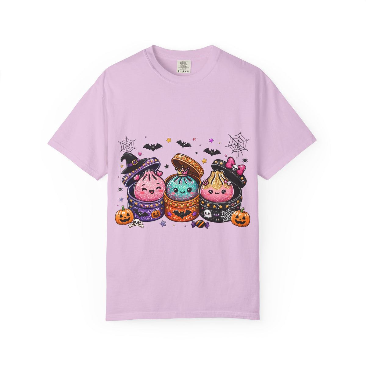 Halloween Dumpling T-Shirt — Cute Kawaii Trick-or-Treat Dumplings with Pumpkins