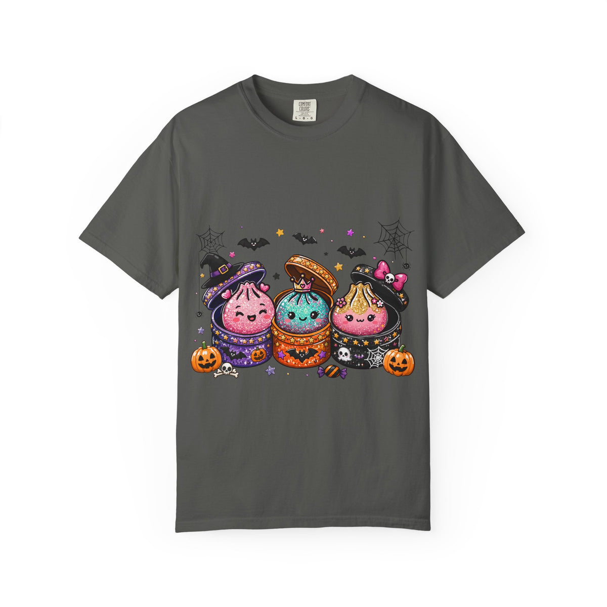 Halloween Dumpling T-Shirt — Cute Kawaii Trick-or-Treat Dumplings with Pumpkins