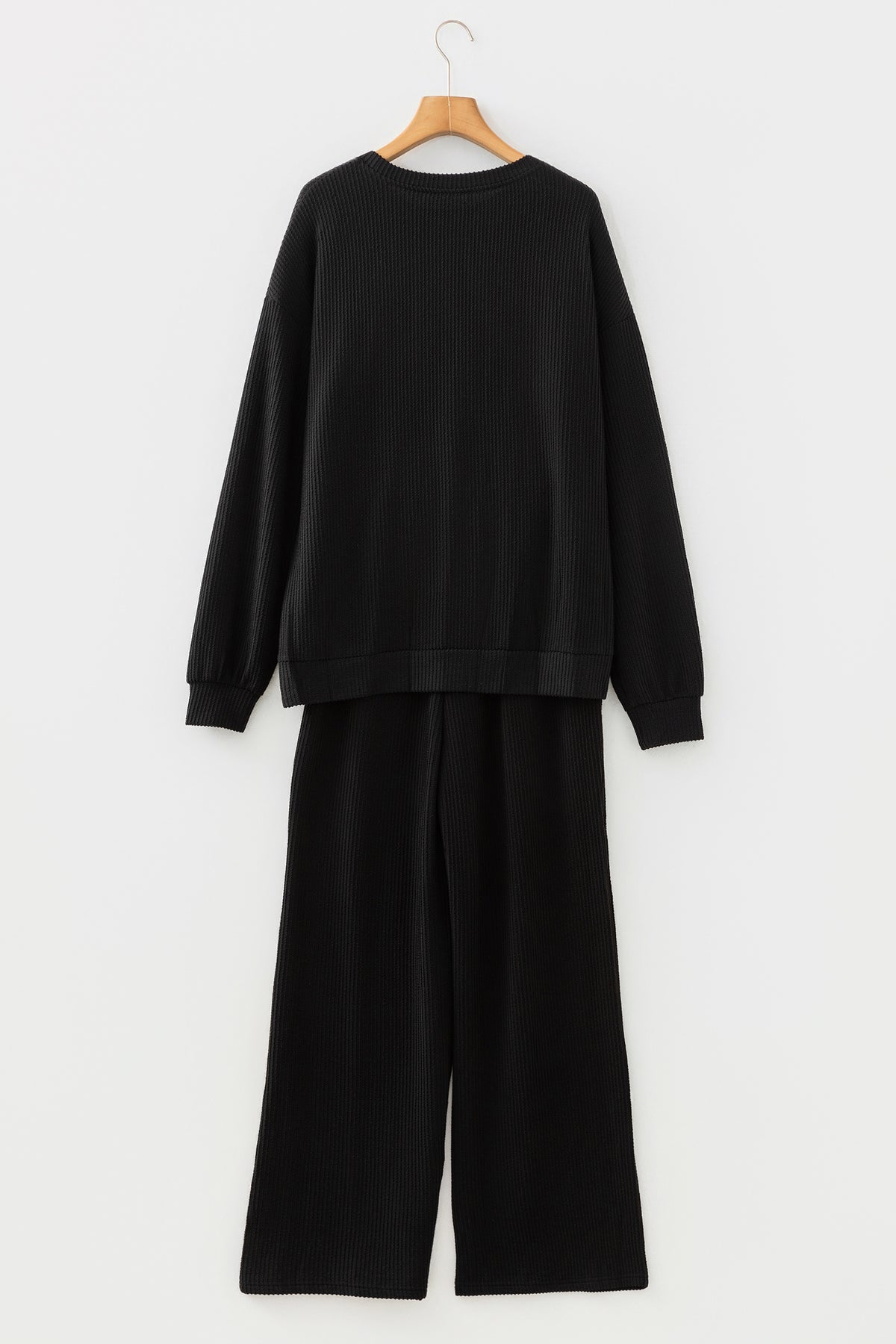 Evergreen JOLLY Corded Long Sleeve Top and Pockets Pants Set